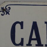 Bulging enamel plate "phone booth"