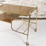 Vintage vinyl holder trolley