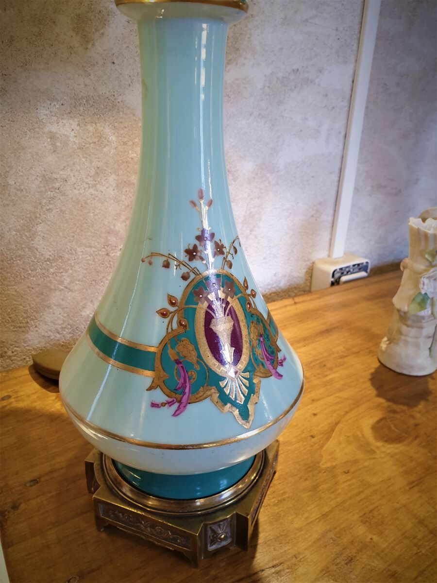 Pair of antique lamps