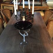 Coupe en verre étiré "Alicja" Pologne années 70