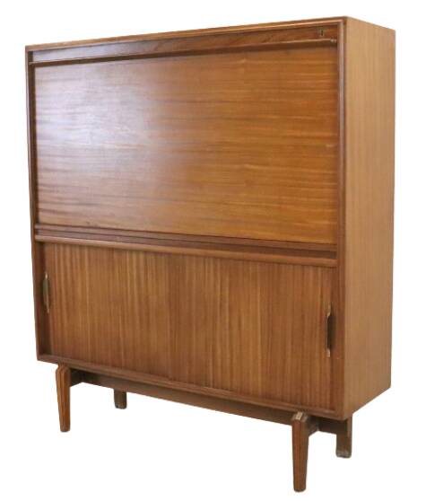 Beaver & Tapley Ltd secretaire 'Elvington' - vintage teak
