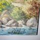 Painting Amélie les Bains Palalda signed by Saint Georges