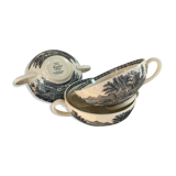 Set of 3 Wedgwood bowls in the Lugano pattern.