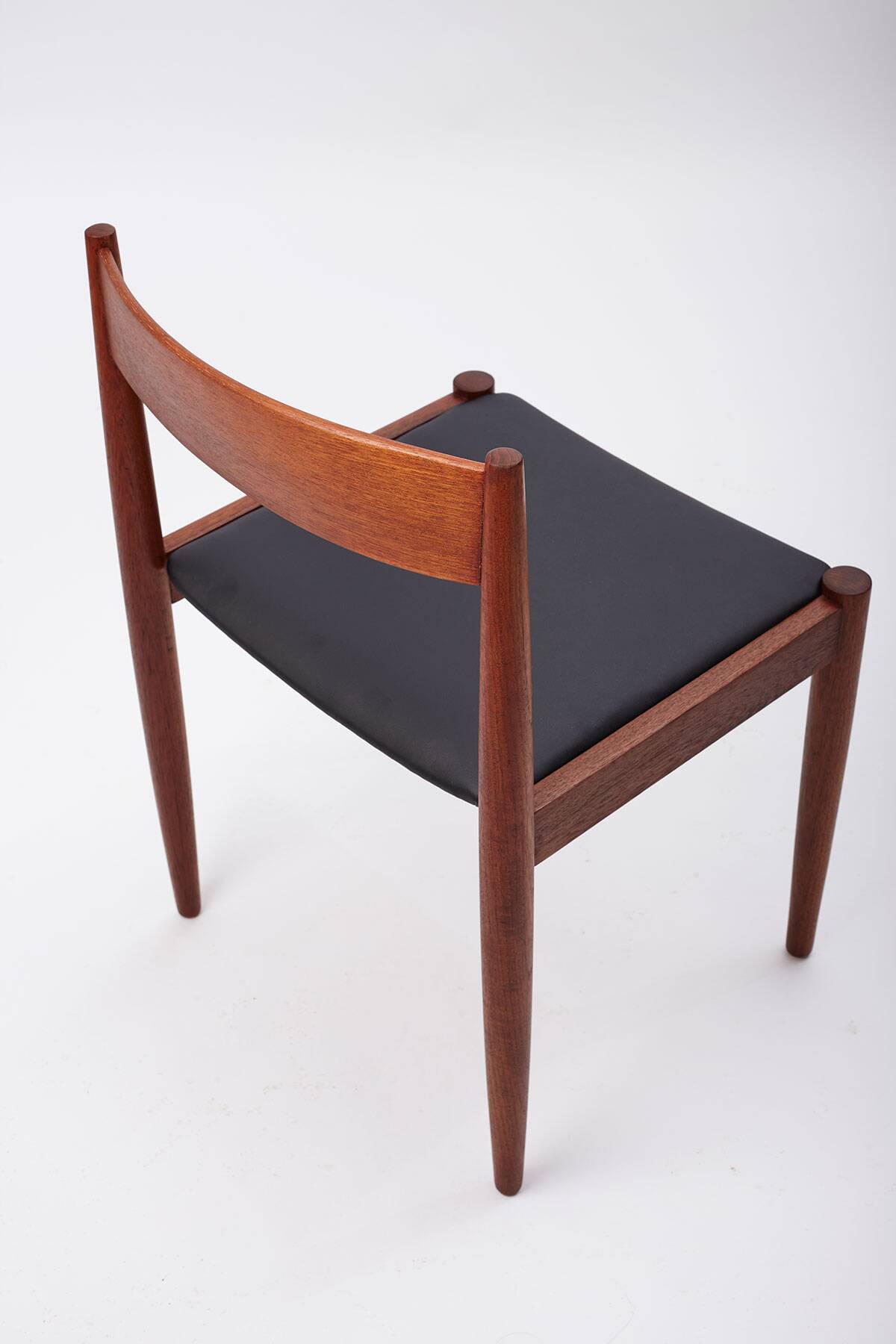 Set of 8 Mid-Century Teak Dining Chairs, Denmark 1960's