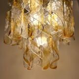 Torciglioni, Hanging Light by Mazzega, 1970s