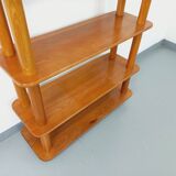 Vintage elm bookcase from the 80s