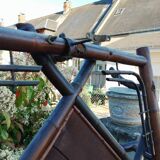 Porte manteau en bambou ancien vintage