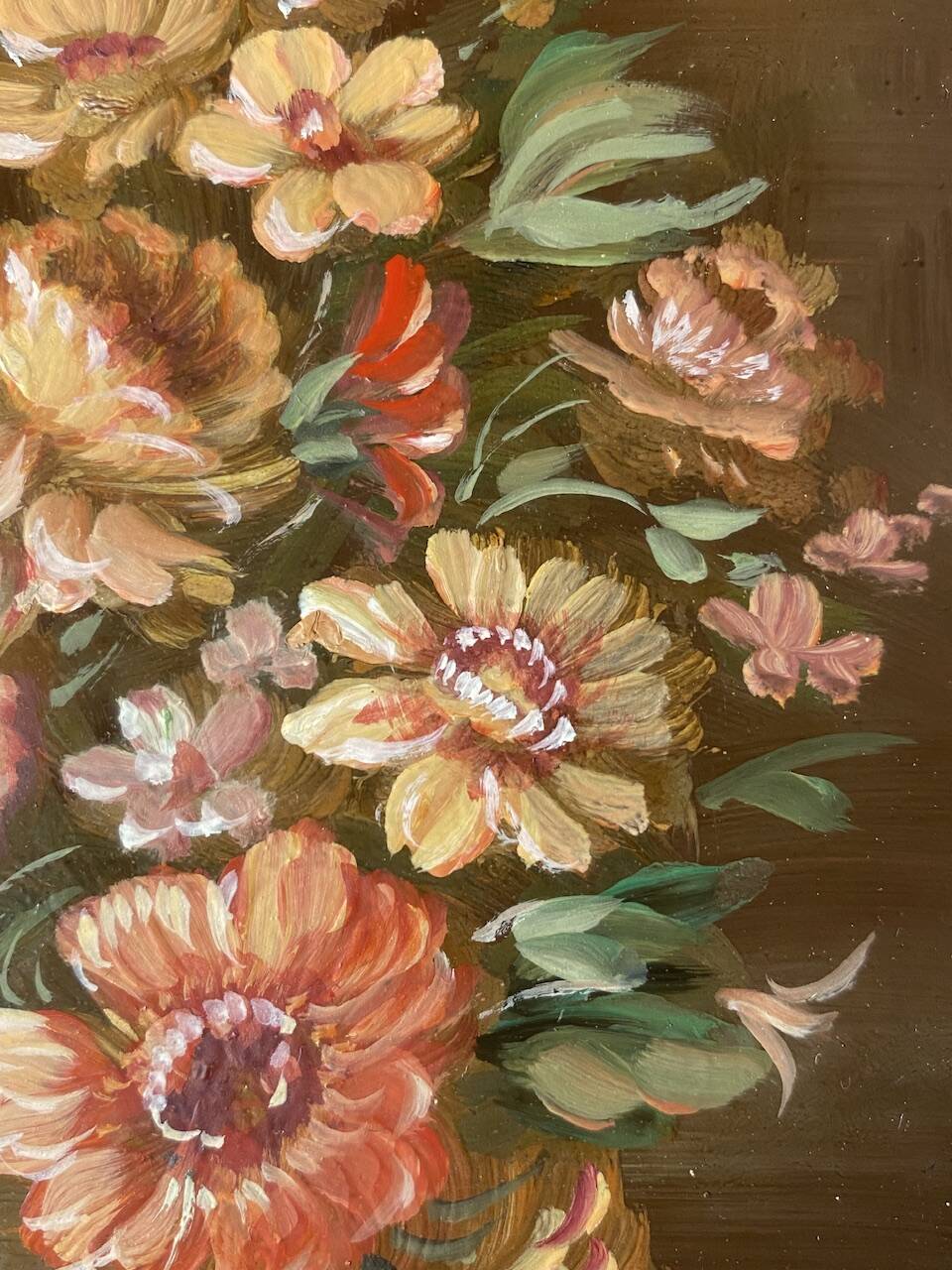 Still life with a bouquet of wild flowers, 20th century, signed