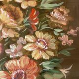 Nature morte au bouquet de fleurs sauvages, XX siècle , signé