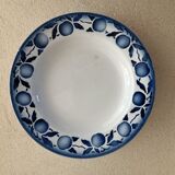Set of 5 plates terra de fer Saint Amand