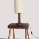 Rustic European Solid Wood Accent Side Table or Stool