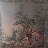 Genuine woven tapestry in the Aubusson style – pastoral French tapestry