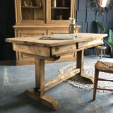 Folk art style work table