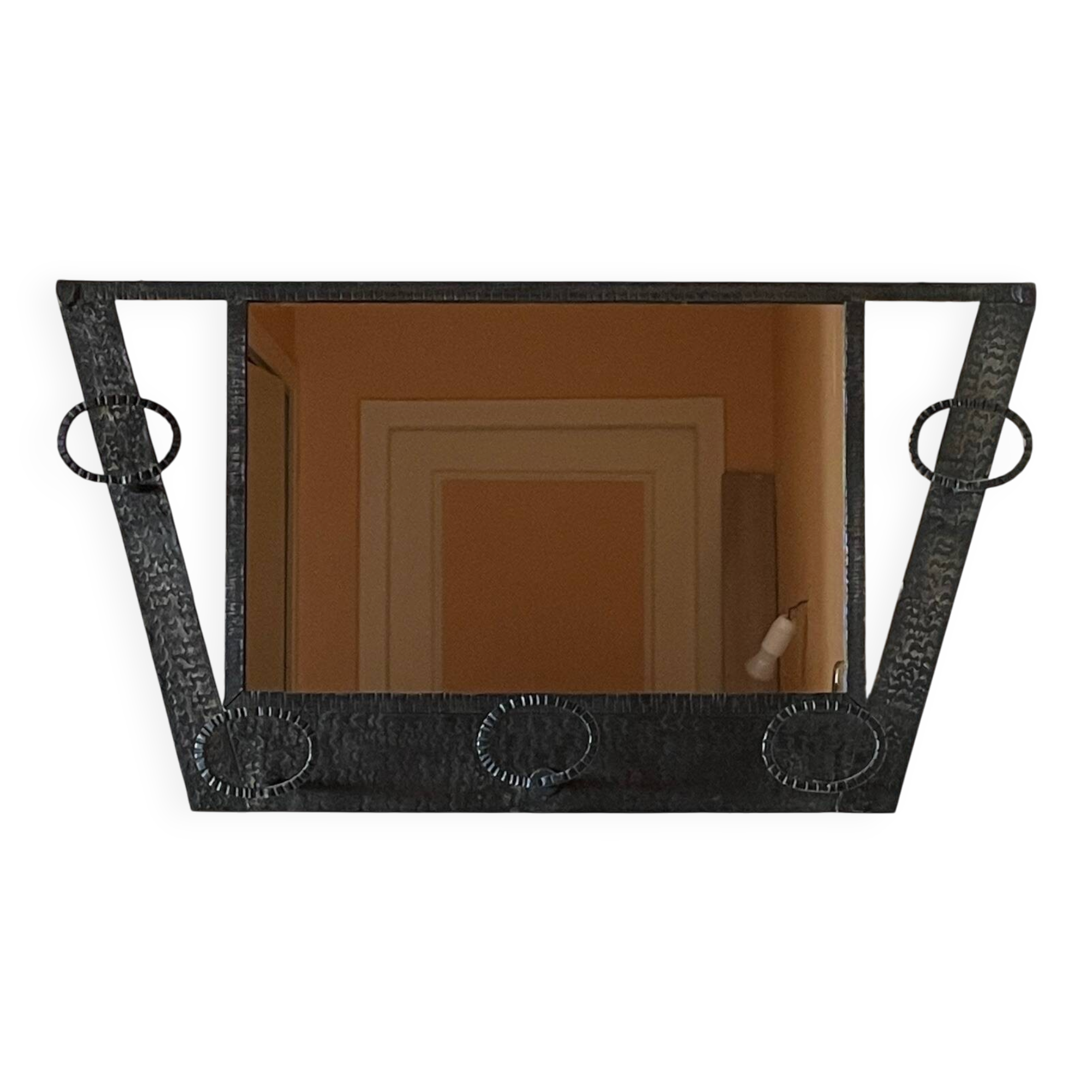 Wall Coat Rack in Wrought Iron