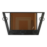 Wall Coat Rack in Wrought Iron