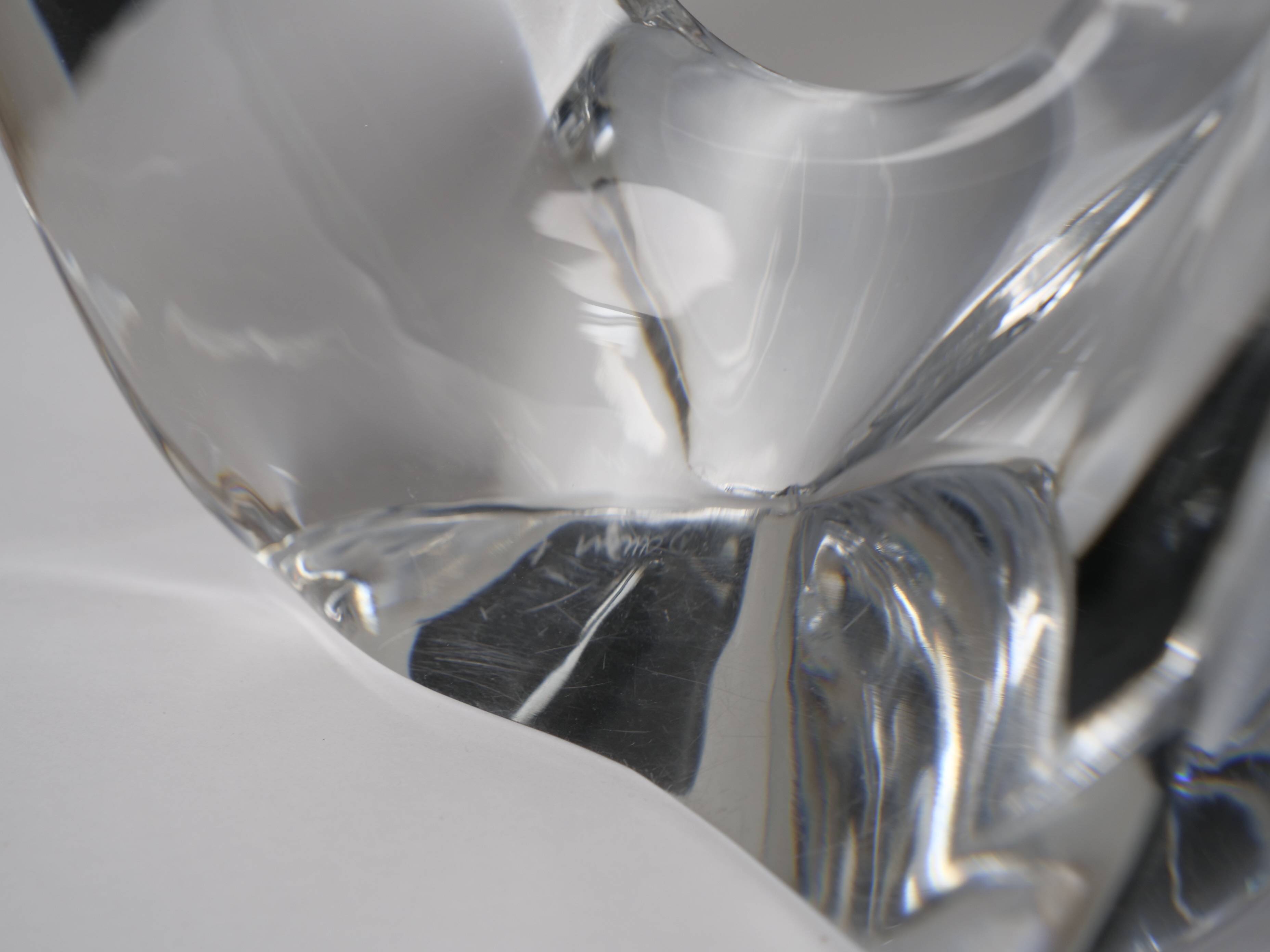 Crystal bedside lamp from daum france