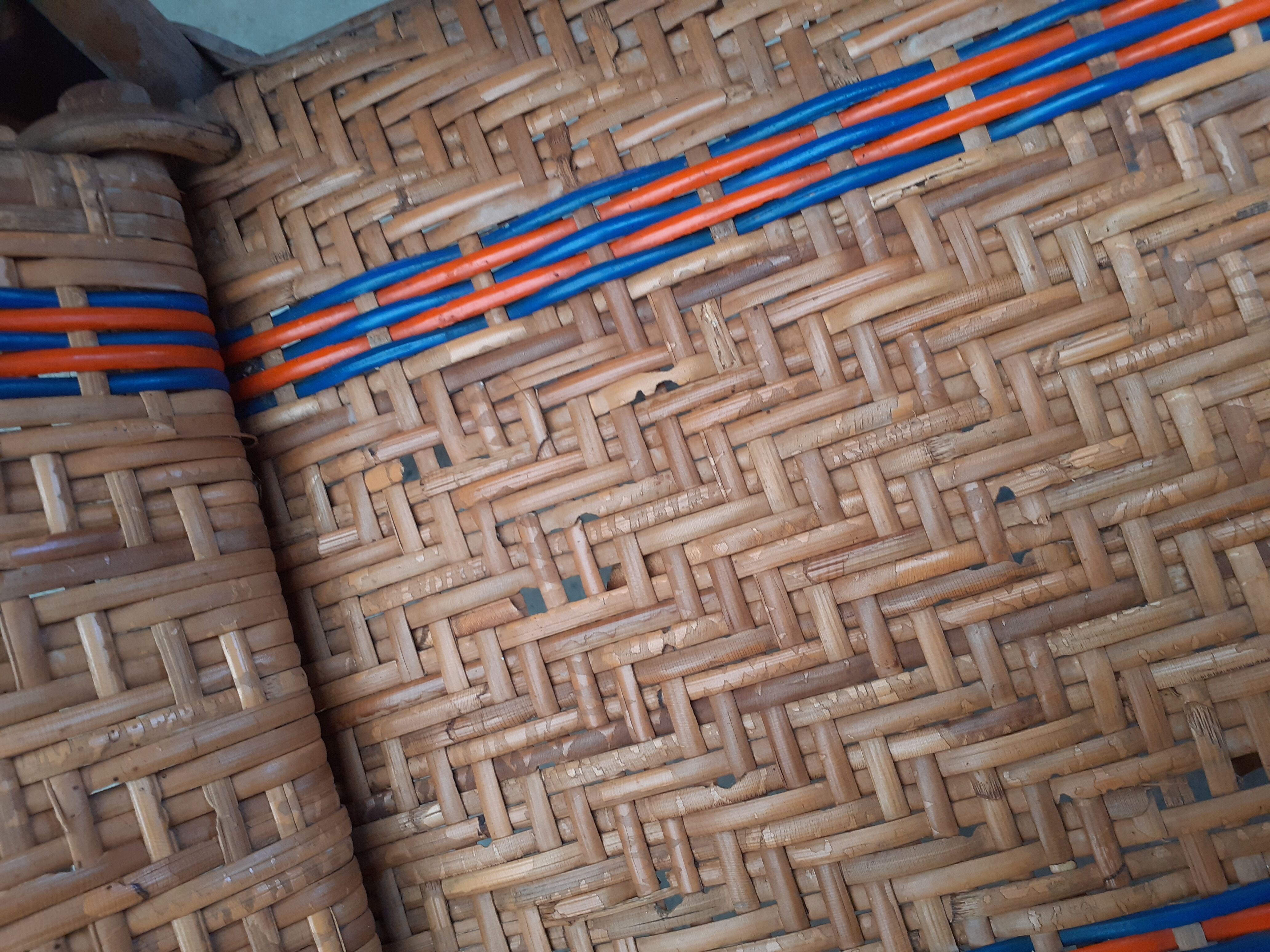 Rattan deckchairs 30s