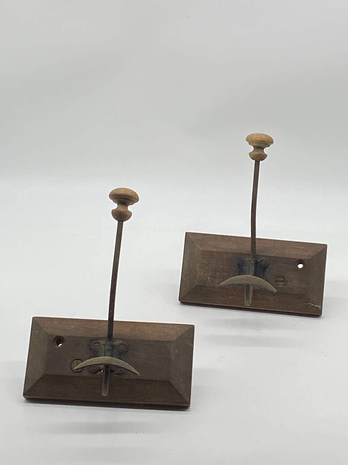 Coat/hat rack duo, cloakroom, old, circa 1920