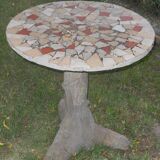 Foot cement garden table shape trunk