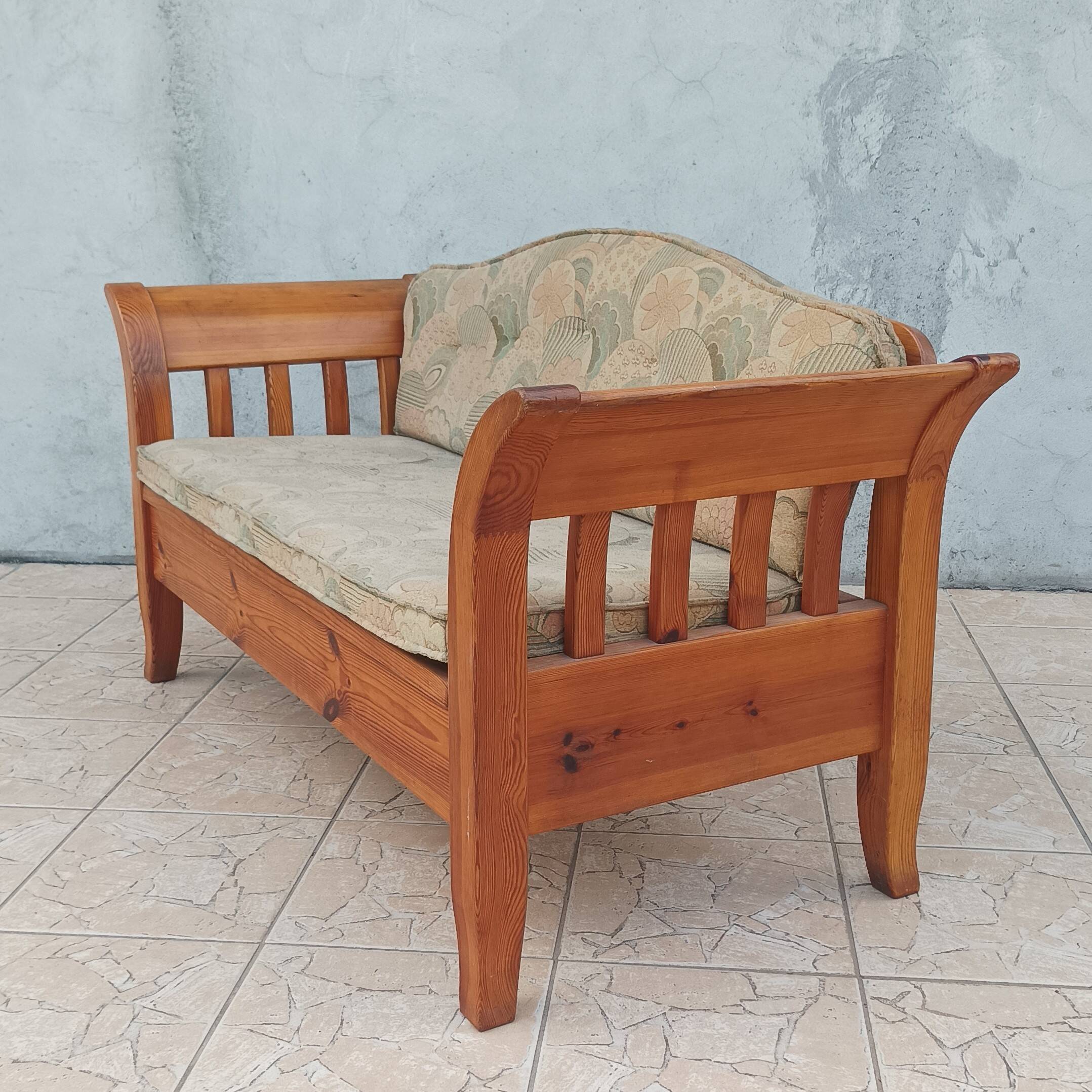 Vintage pine bench