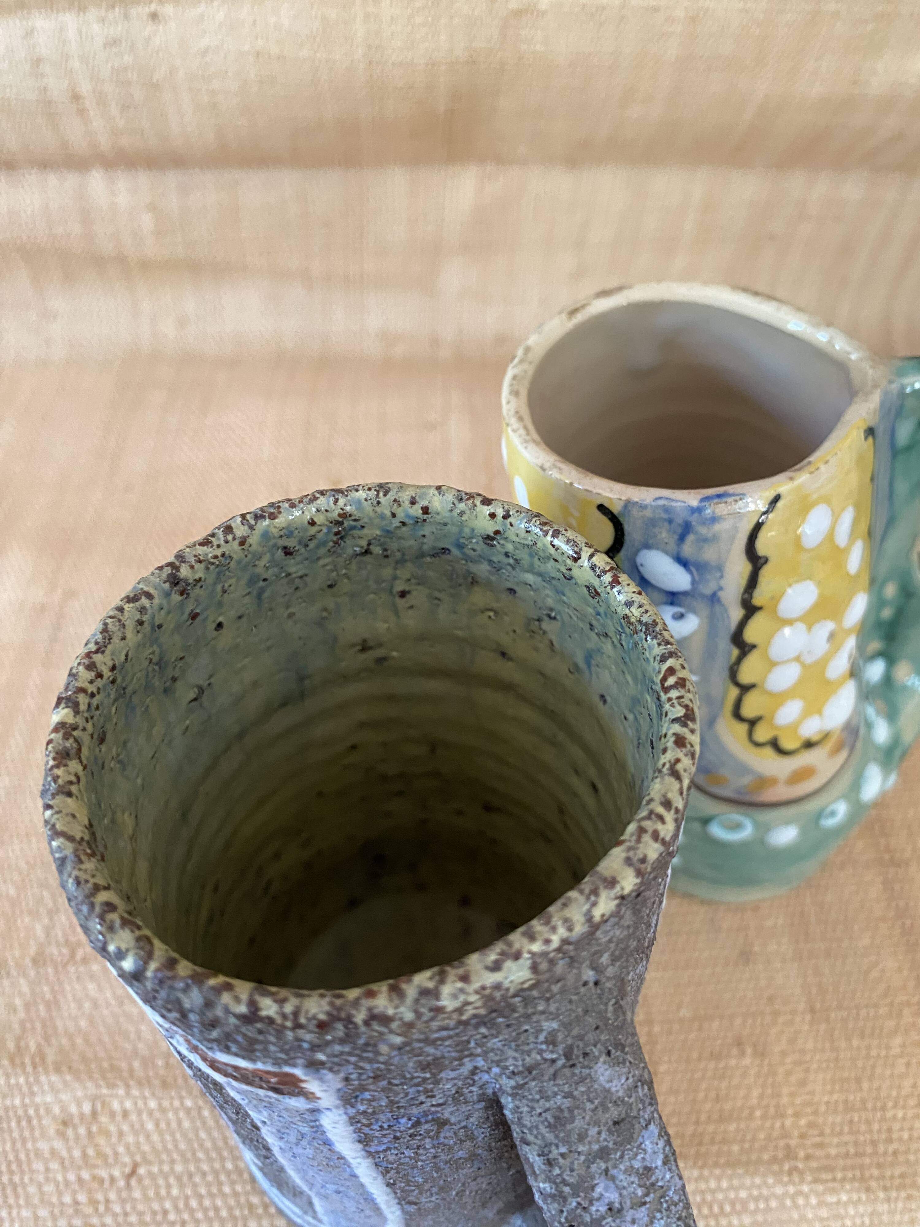 Mug brutaliste allemand, années 80
