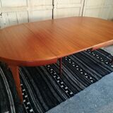 Danish teak table by Kofod Larsen for Faarup Møbelfabrik