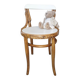 Curved wooden children's chair