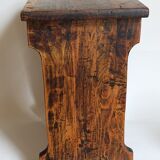 Stool of auxiliary Art-popular in old solid wood