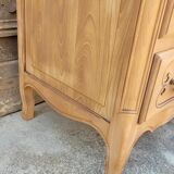 Commode de style Louis xv en merisier décapée