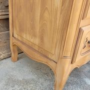 Louis xv style chest of drawers in pickled cherry