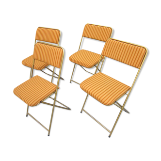 Set of 4 Lafuma folding chairs