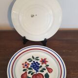 Lot of 3 vintage K & G Lunéville plates