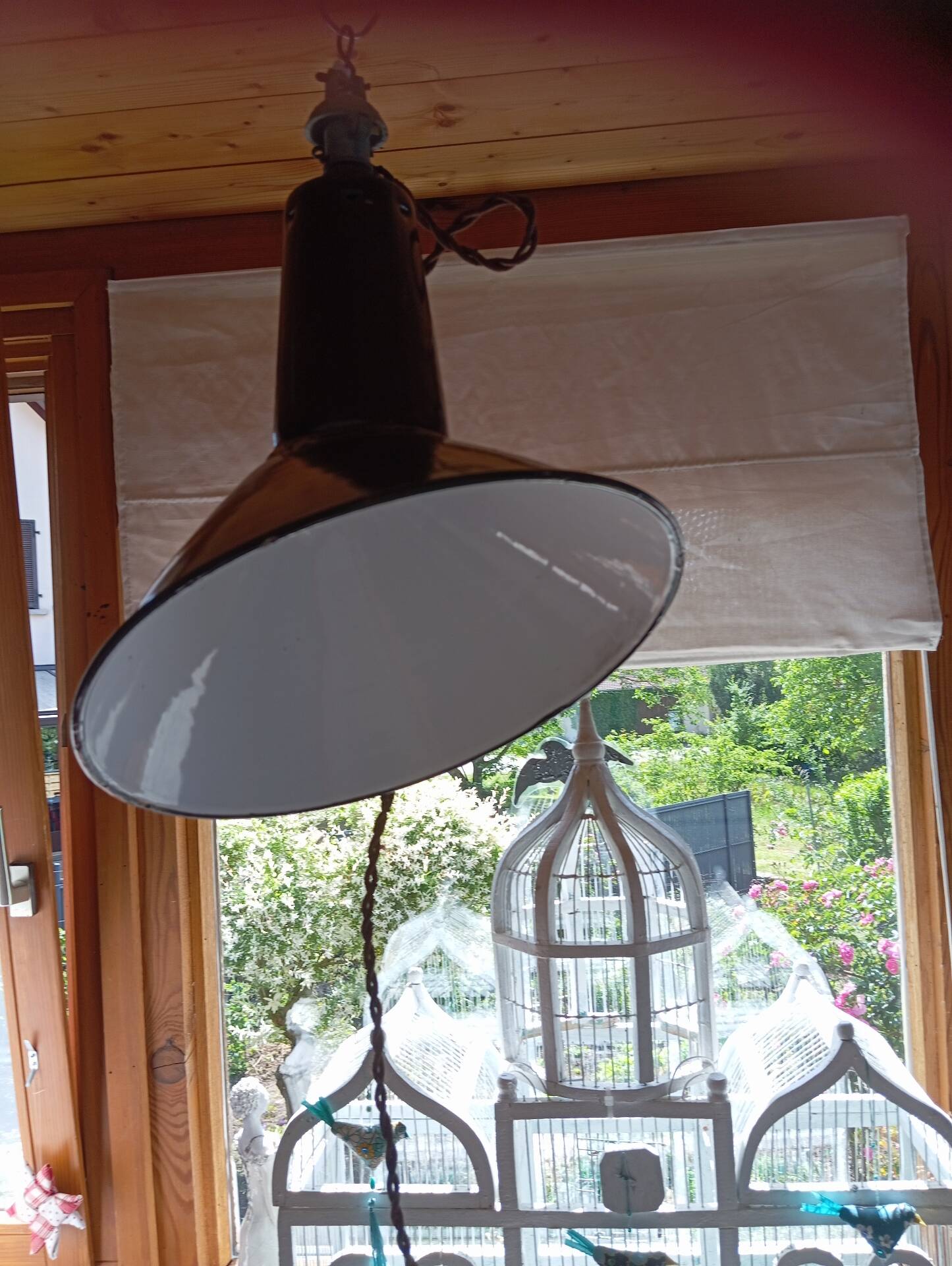 Lampes tôle émaillée Asymétrique