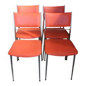 lot de 4 chaises Vintage - style