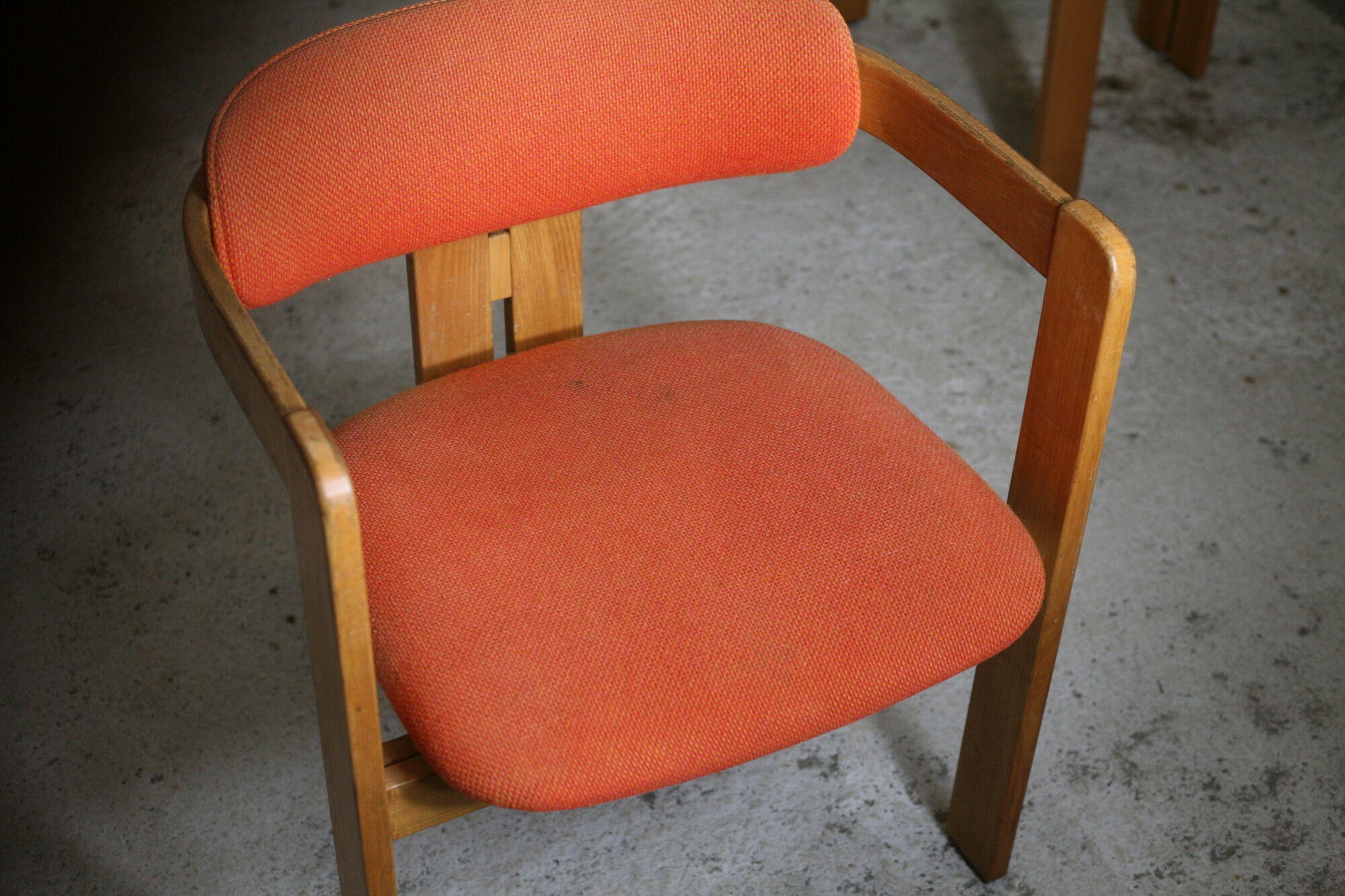 7 Chairs Pigreco by Tobia Scarpa, Gavina Edition, Italy, 50s