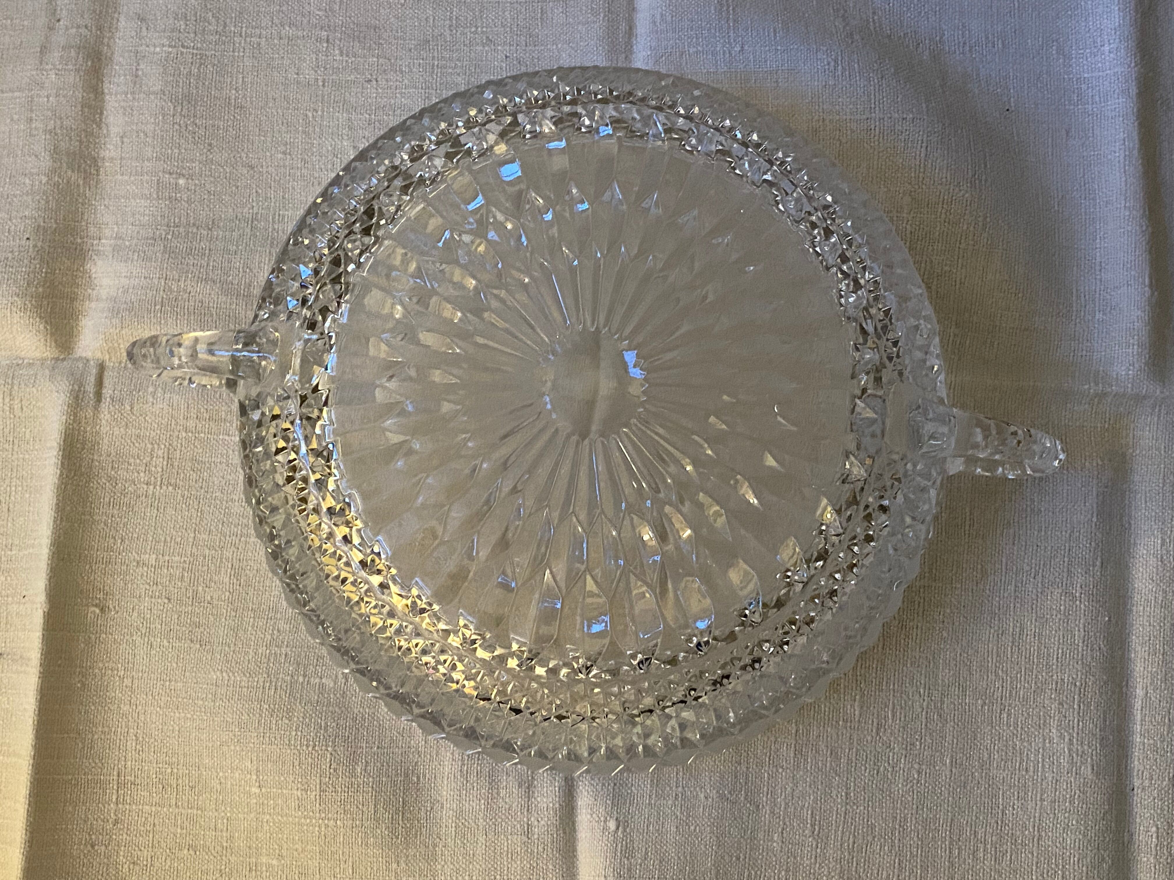 Cut crystal bowl Circa 1950