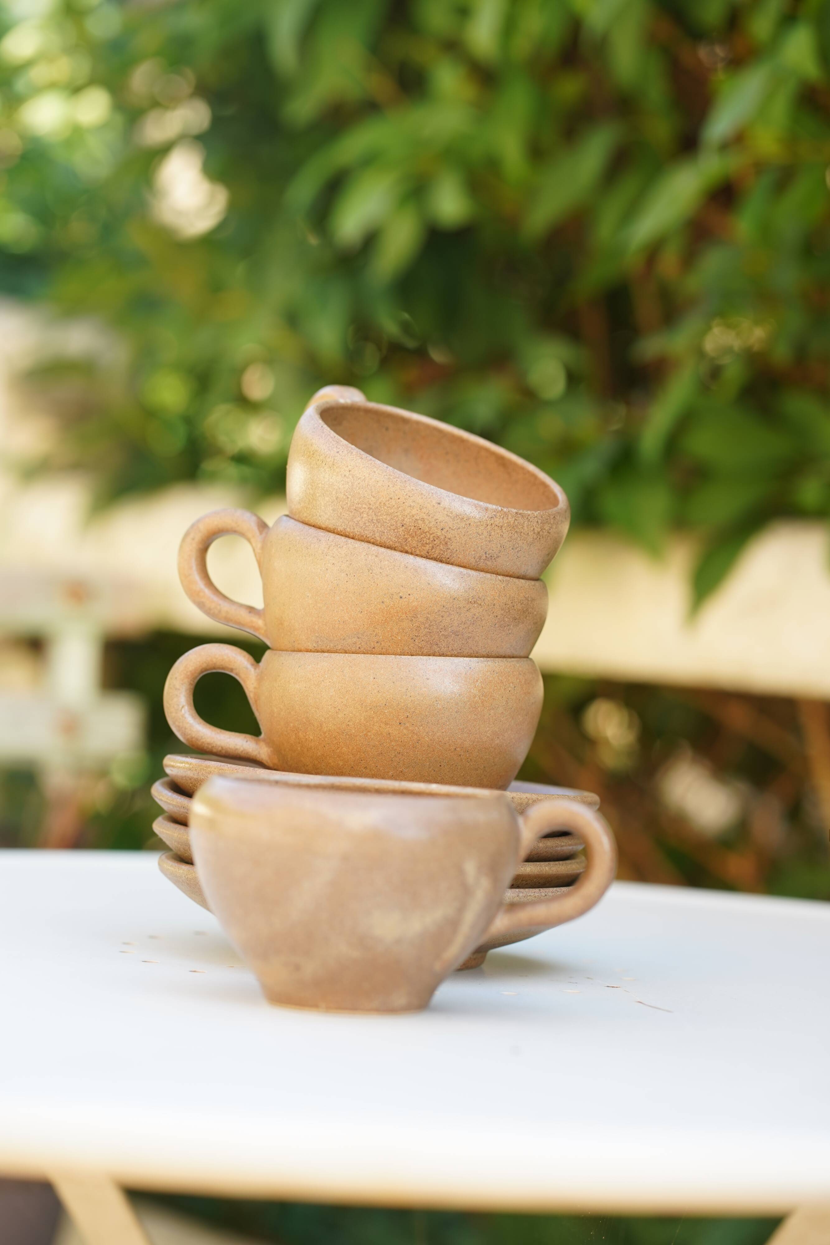 Sandstone cups and sub-cups
