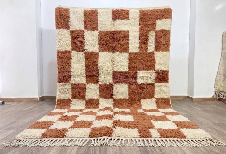 Tapis bérbere marocain décoré 200cmx300cm