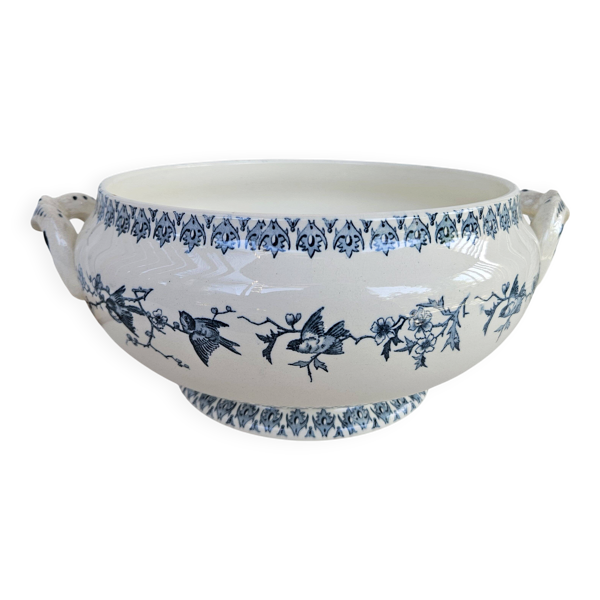 Soupière ancienne en terre de fer HB&Cie Choisy le Roi