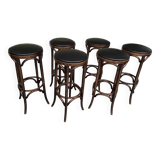 Set of 6 vintage bistro stools