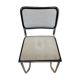 Chaise en tissu noir