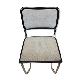 Chair, black fabric