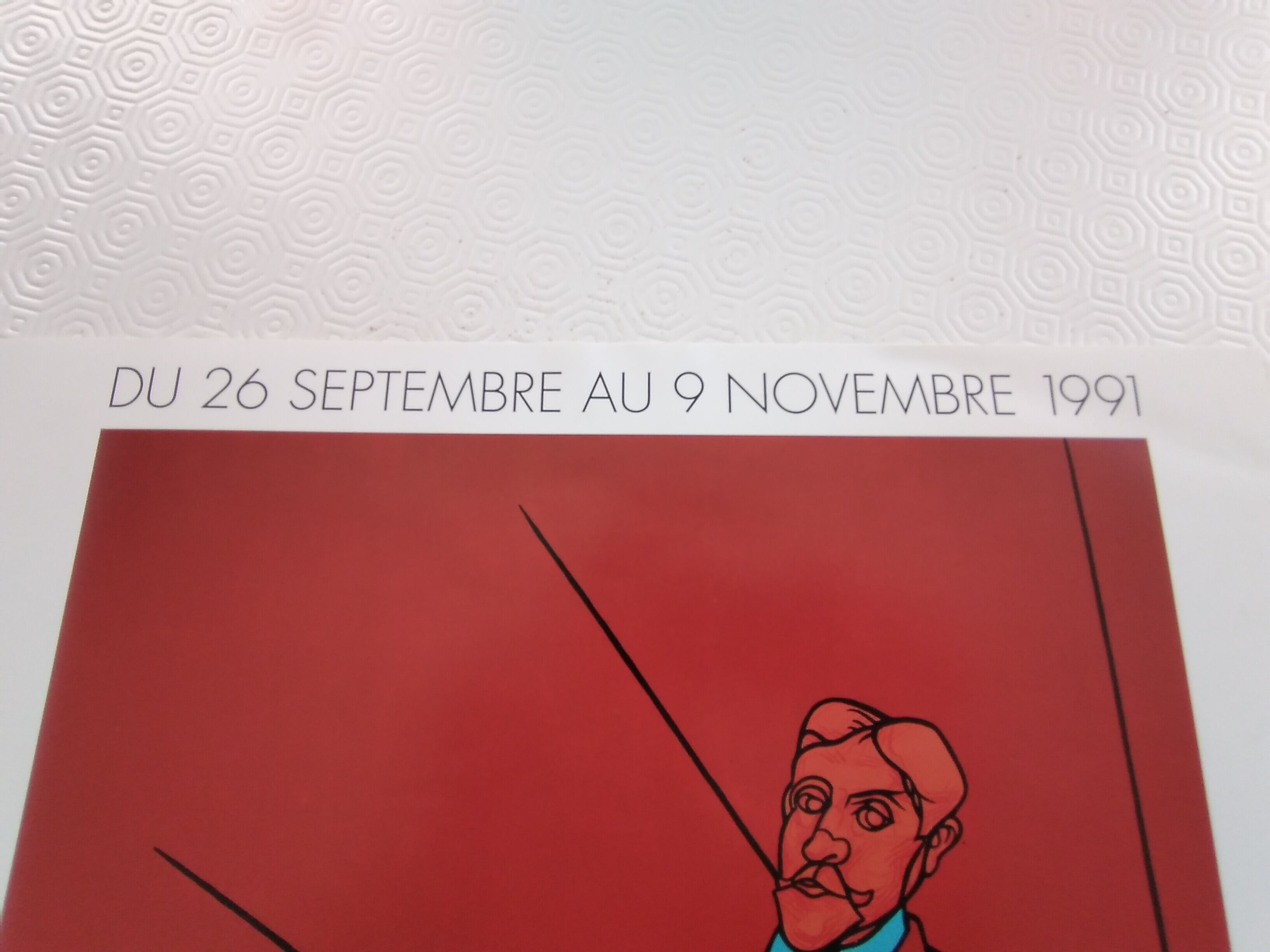 Affiche Valerio Adami "O bella bionda"