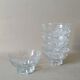6 glass bowls