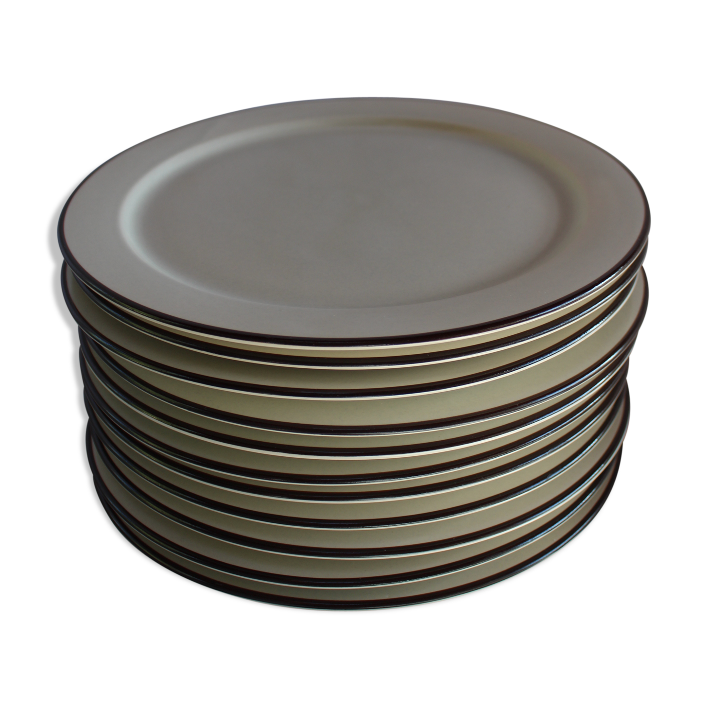 Series of 11 plates Terra Campagna Rosenthal studio line vintage 1970