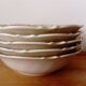 set of 5 old Bavaria fruit bowls decorated with flowers