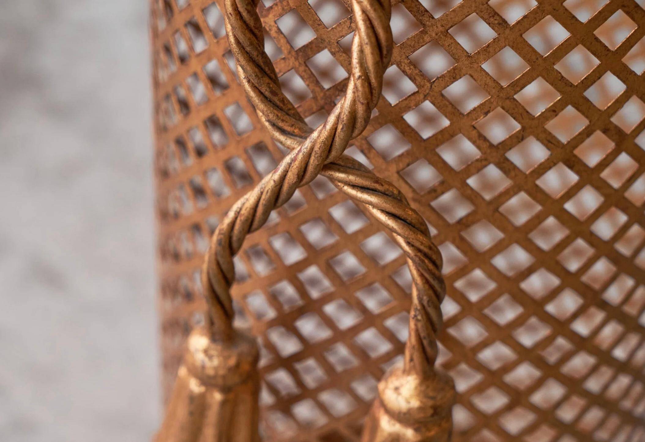 Li Puma Florence Umbrella Stand Trompe-l'œil Mid-Century 1960