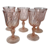 Set of 5 Rosaline water glasses