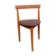 Chair in wood and skai, Yugoslavia, 1960