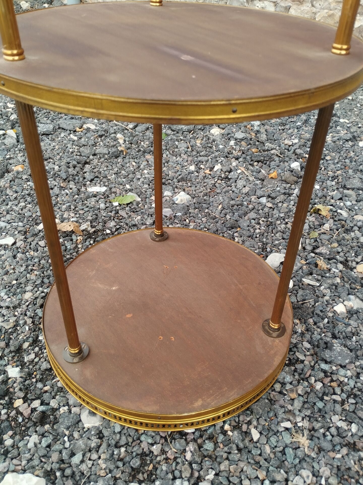 Antique bedside table in Louis XVI style